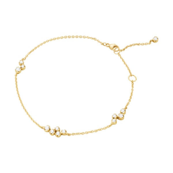 George Jensen Signature Diamonds Bracelet 0.28 ct Yellow Gold | Kneen & Co