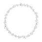 Georg Jensen Daisy Layered Necklace in Sterling Silver and White Enamel | Kneen & Co