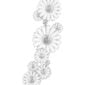Georg Jensen Daisy Layered Necklace in Sterling Silver and White Enamel | Kneen & Co