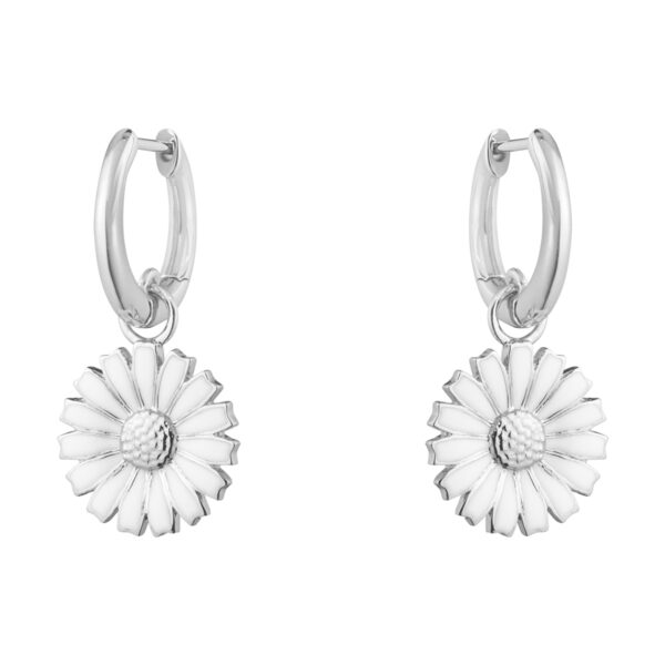 GJensen-20001541-DAISY-EARRING-SLVR-RH-WHT-ENML-13MM-1200x1200-100KB George Jensen Daisy Earrings in Sterling Silver and White Enamel | Kneen & Co