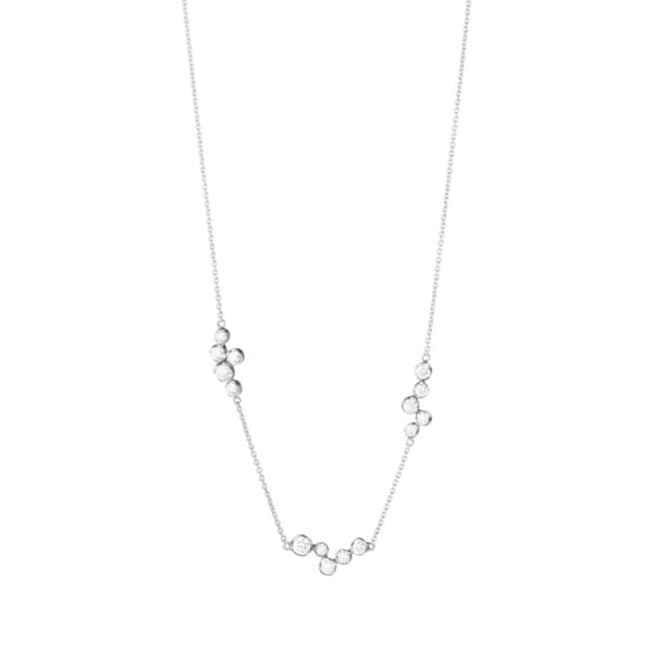 George Jensen Signature Diamonds Necklace 0.47 ct | White Gold | Kneen & Co