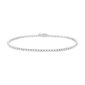 George Jensen Signature Diamonds Tennis Bracelet, Slim | White Gold | Kneen & Co