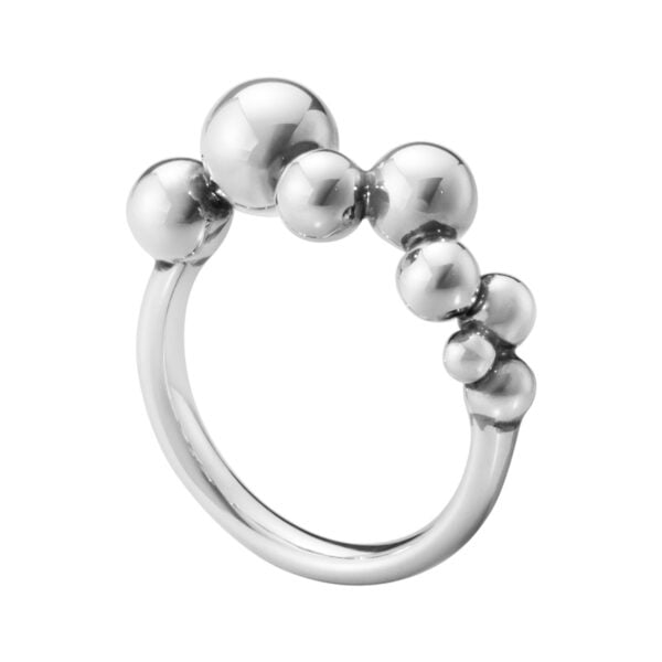 Georg Jensen Moonlight Grapes Ring in sterling silver | Kneen & Co