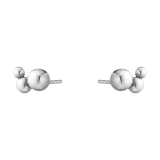 Georg Jensen Moonlight Grapes Ear Stud in sterling silver | Kneen & Co