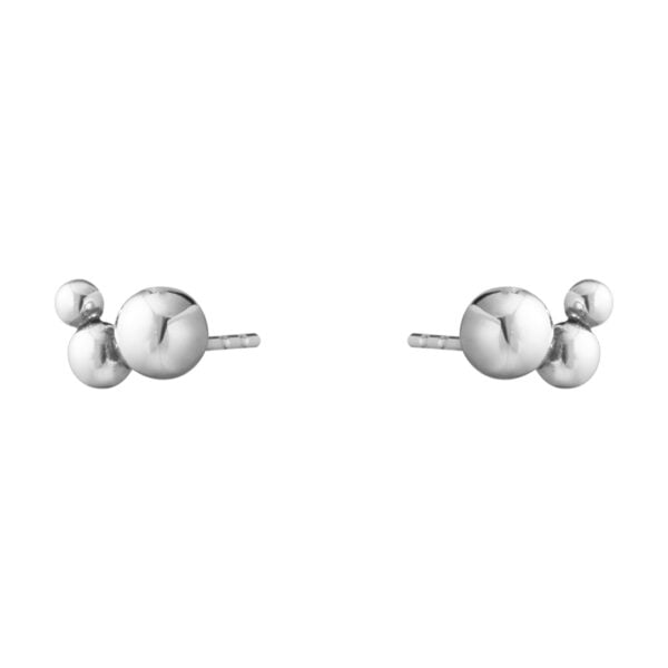 Georg Jensen Moonlight Grapes Ear Stud in sterling silver | Kneen & Co
