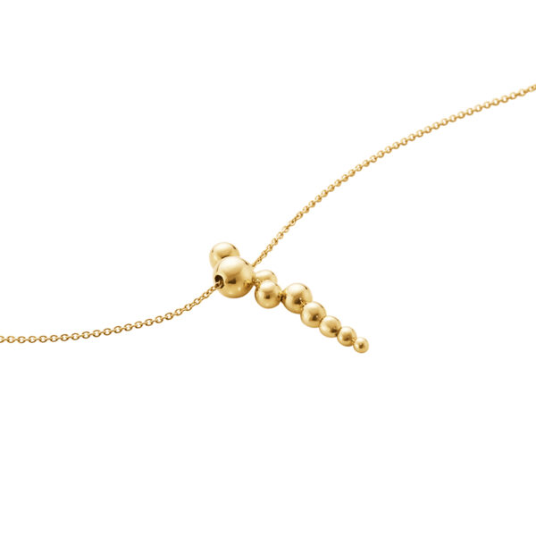 Georg Jensen Moonlight Grapes Pendant in yellow gold | Kneen & Co