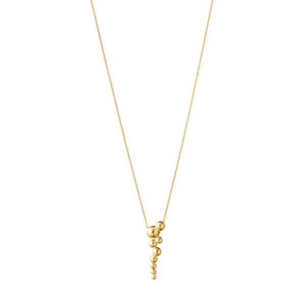 Georg Jensen Moonlight Grapes Pendant in yellow gold | Kneen & Co