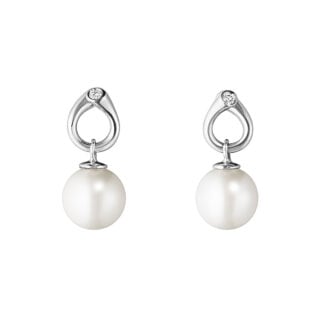 Georg Jensen Magic Earrings | White Gold | Kneen & Co