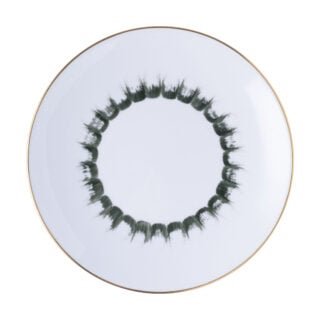 Marie Daage Salad Plate in Iris no. 1 in color no. 34.