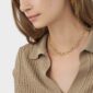 Offspring Link Necklace in 18 ct gold on model | Kneen & Co