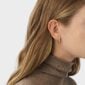 Georg Jensen Offspring Earhoops Gold on Model | Kneen & Co