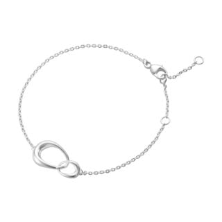 Georg Jensen Offspring Interlocking Bracelet in sterling silver | Kneen & Co