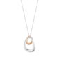 Georg Jensen Offspring Pendant 433B in sterling silver and 18 kt rose gold | Kneen & Co