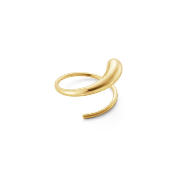 GJENSEN-10017066-MERCY-SWIRL-EARRING-1636A-YG-03-1200x1200-100KB Georg Jensen Mercy Earring 1636A in 18 kt yellow gold | Kneen & Co
