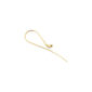 Georg Jensen Mercy Twist Earring 1636 in 18 kt yellow gold shown open | Kneen & Co