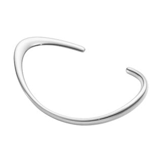Georg Jensen Offspring Slim Open Bangle Bracelet 1433D in Sterling Silver | Kneen & Co