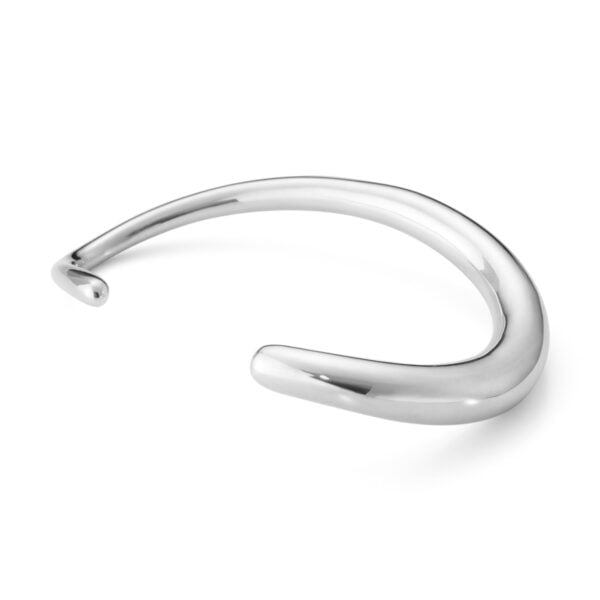 Georg Jensen Offspring Open Bangle Bracelet 433C in Sterling Silver other view | Kneen & Co