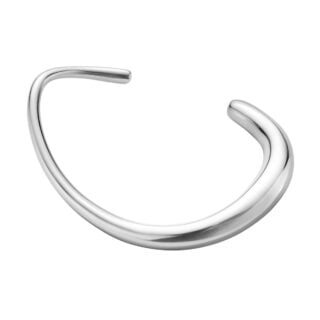 Georg Jensen Offspring Open Bangle Bracelet 433C in Sterling Silver | Kneen & Co