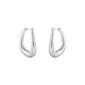 Georg Jensen Offspring Medium Earhoops Silver | Kneen & Co