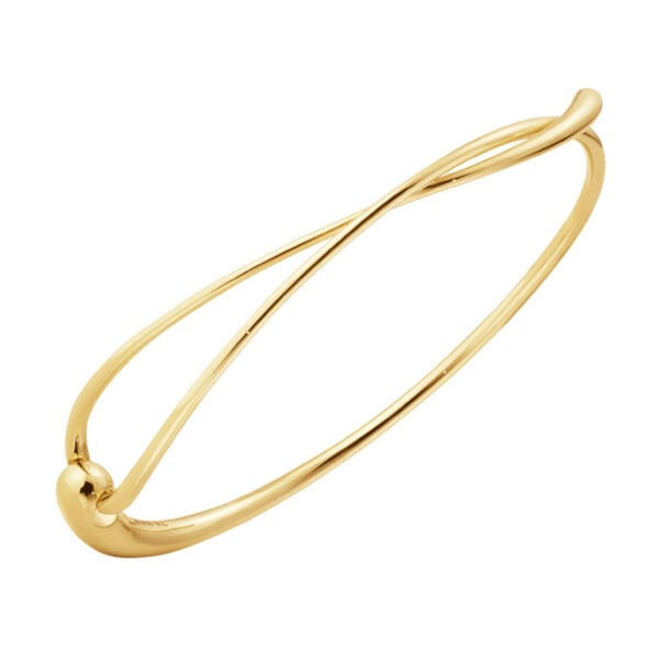 GJENSEN-20001086-MERCY-BANGLE-1636-YG-1200x1200-100KB Georg Jensen Mercy Bangle in 18 kt yellow gold | Kneen & Co