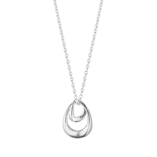 Georg Jensen Offspring Necklace with Pendant, Small in sterling silver | Kneen & Co