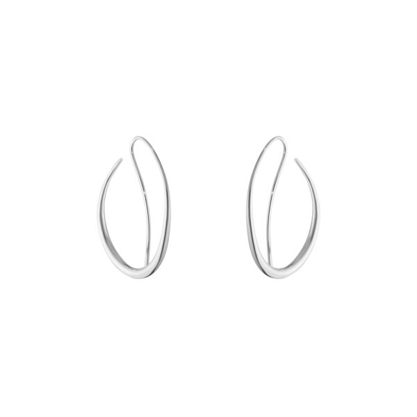 GJensen-10012755-OFFSPRING-EARHOOP-433B-SLVR-1200x1200-100KB Georg Jensen Offspring Double Earhoops in sterling silver | Kneen & Co