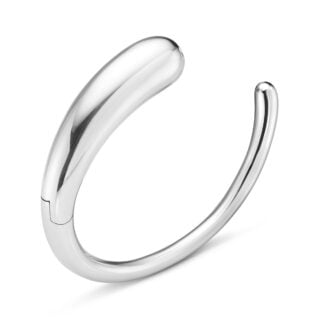 Georg Jensen Mercy Hinged Bangle Silver
