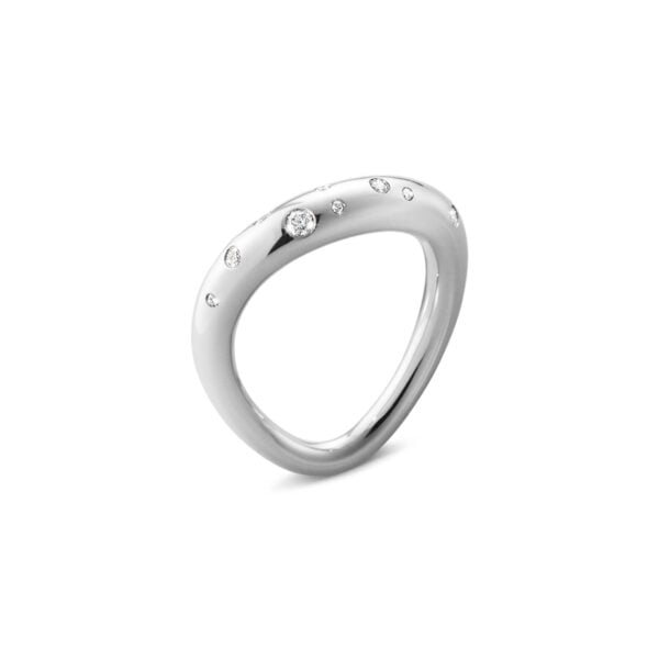 GJensen-20000136-OFFSPRING-RING-433-SLVR-DIAMND-0pt14-CT-1200x1200-100KB Georg Jensen Offspring Scattered Diamond Ring in sterling silver with .14ct scattered diamonds | Kneen & Co
