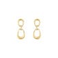 Georg Jensen Offspring Earrings in 18 kt. yellow gold with .05 ct diamonds | Kneen & Co