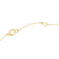 Georg Jensen Offspring Interlinked Necklace, small in 18 kt yellow gold | Kneen & Co