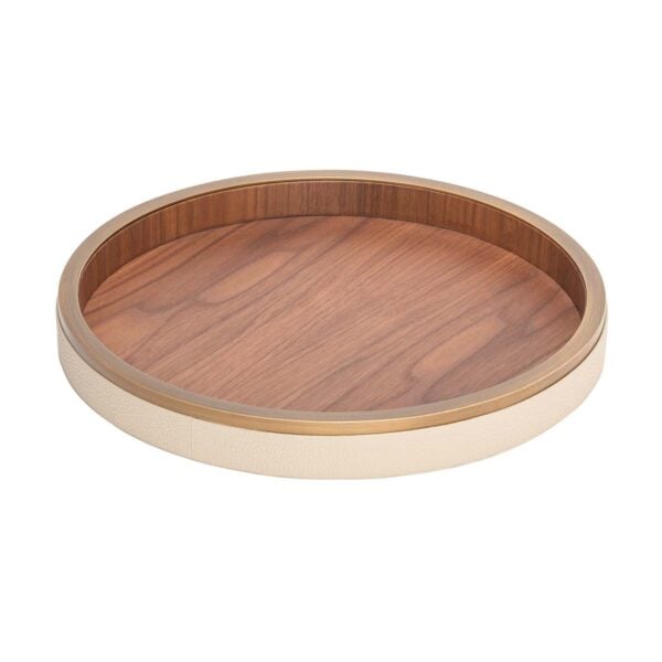 GB-RIVIERE-GV-ROUND-1-Dama-Leather-Wood-ROUND-Tray-Walnut-SM-CUTOUT01-1200x1200-100KB Riviere Dama Leather Round Tray | Kneen & Co