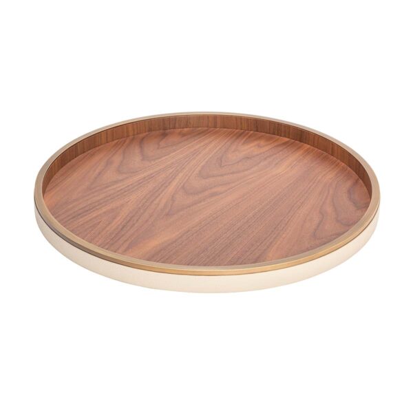 GB-RIVIERE-GV-ROUND-3-Dama-Leather-Wood-ROUND-Tray-Walnut-LG-CUTOUT01-1200x1200-100KB Riviere Dama Leather Round Tray | Kneen & Co