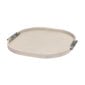 Riviere Dama Leather Rounded Tray | Kneen & Co