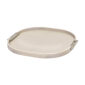 Riviere Dama Leather Rounded Tray | Kneen & Co