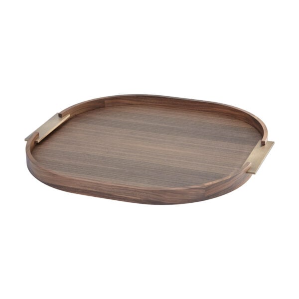 GB-RIVIERE-GV3-N-M-DamaRoundedTray-LG-walnut-01-1200x1200-100KB Riviere Dama Leather Rounded Tray | Kneen & Co