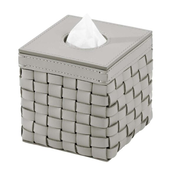 GB-Riviere-BK-PC-sq-Barcellona-TissueHolder-Square-GREY-CUTOUT01-1200x1200-100KB Riviere Barcellona Leather Tissue Holder | Kneen & Co