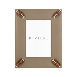 Riviere Frida Leather Picture Frame | Kneen & Co