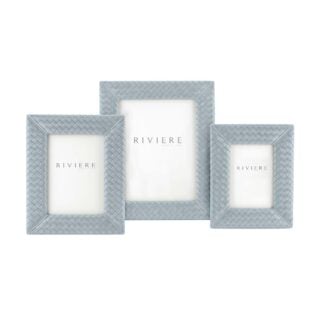 Riviere Nora Leather Picture Frame | Kneen & Co