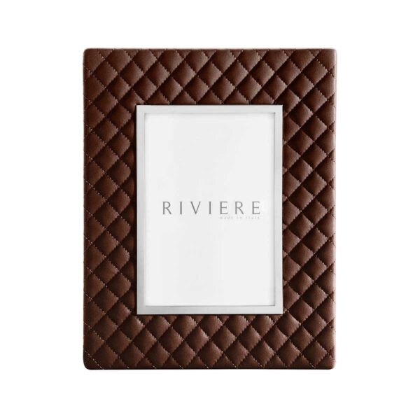 Riviere Anita Leather Picture Frame | Kneen & Co