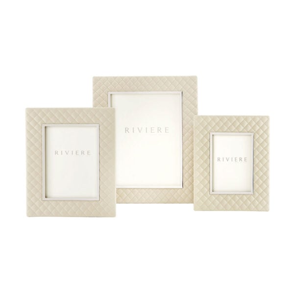 Riviere Anita Leather Picture Frame | Kneen & Co
