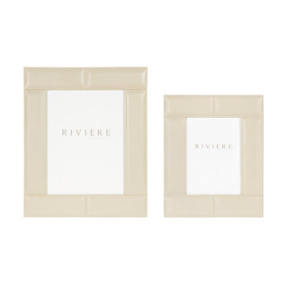 Riviere Eva Classic Leather Picture Frame | Kneen & Co