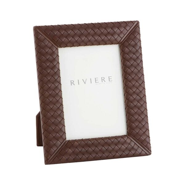 Riviere Nora Leather Picture Frame | Kneen & Co