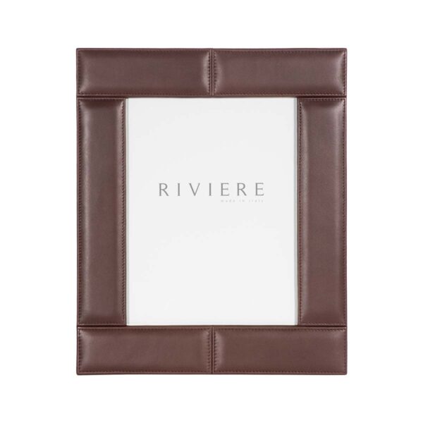 Riviere Eva Classic Leather Picture Frame | Kneen & Co