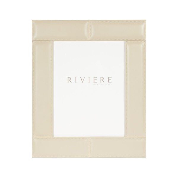 Riviere Eva Classic Leather Picture Frame | Kneen & Co