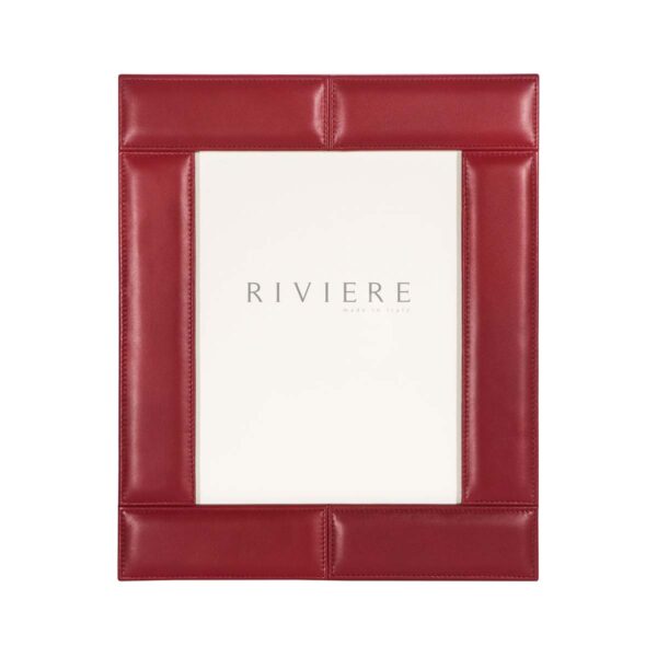 Riviere Eva Classic Leather Picture Frame | Kneen & Co