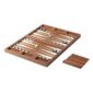Riviere Eva Handwoven Leather Backgammon Set | Kneen & Co