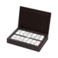Riviere Eva Classic Leather Domino Set | Kneen & Co