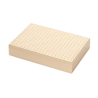 Riviere Eva Handwoven Leather Domino Set | Kneen & Co