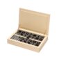 Riviere Eva Handwoven Leather Domino Set | Kneen & Co
