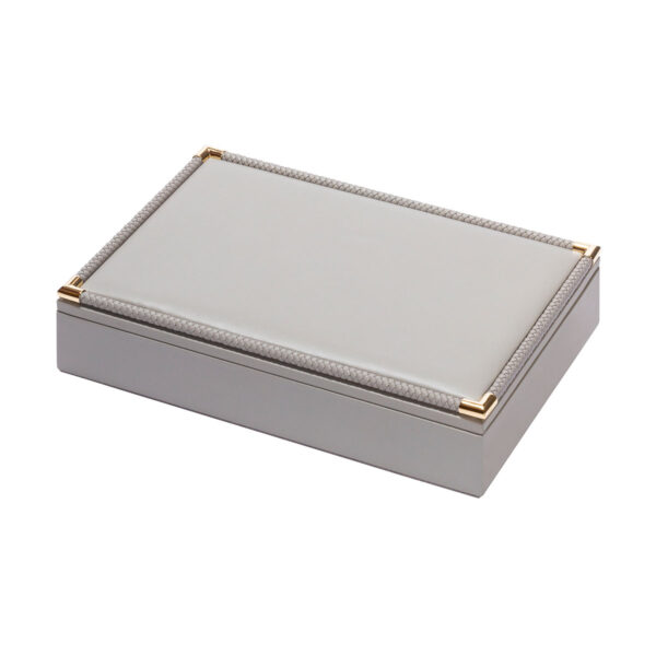 Riviere Thea Leather Domino Set | Kneen & Co